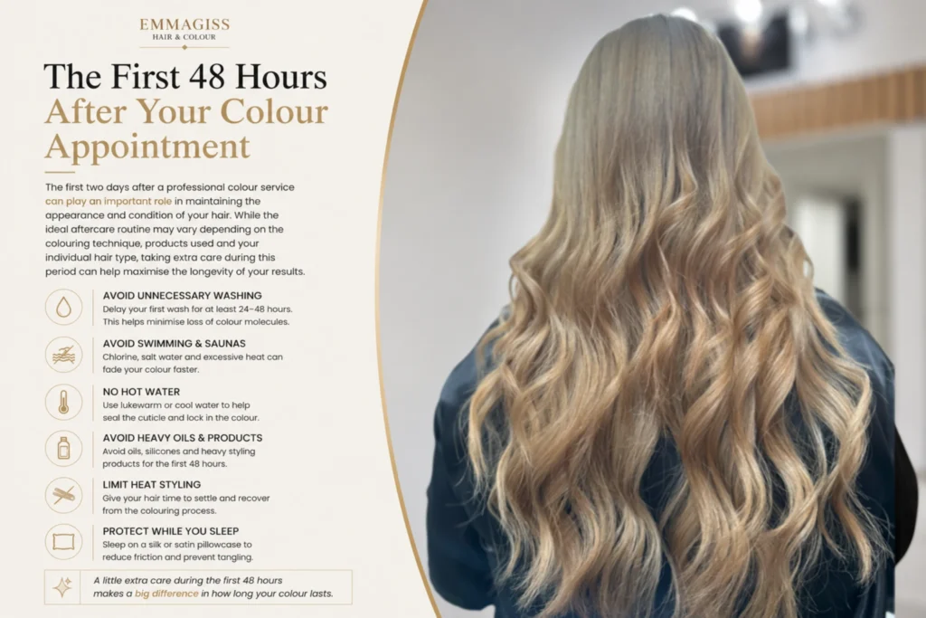 hair aftercare first 48 hours