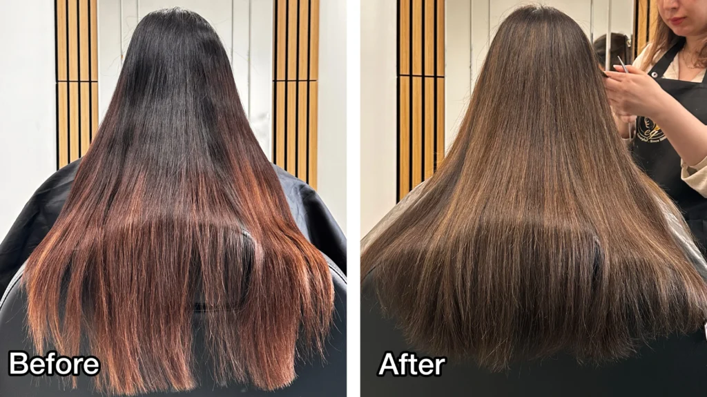 Colour Correction Birmingham hair colour correction before after birmingham