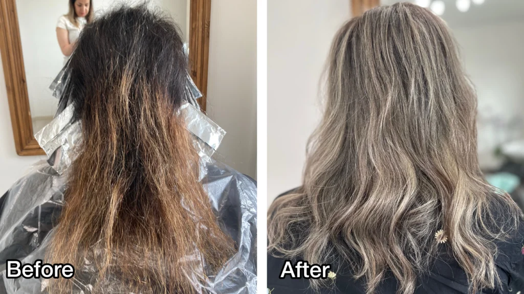 Colour Correction Birmingham orange hair colour correction birmingham