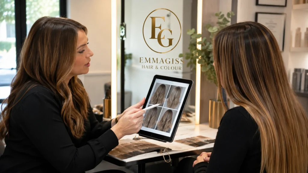 personalised hair colour consultation birmingham